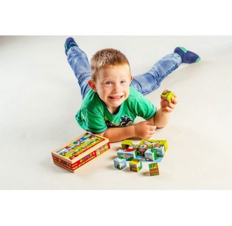 Kostky kubus Moje první zvířátka 15ks