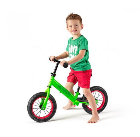 Odrážedlo CROSS zelené s bantamy, kovové