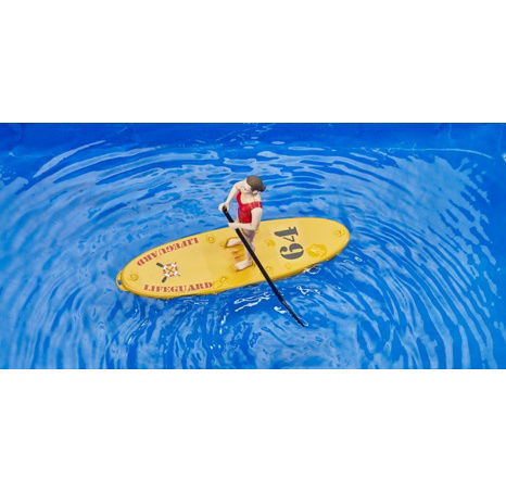 Bruder 62785 BWORLD Paddleboard s figurkou ženy