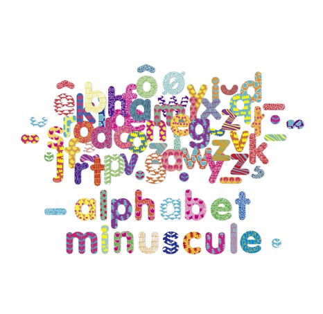 Vilac Dřevěná magnetická abeceda 81ks