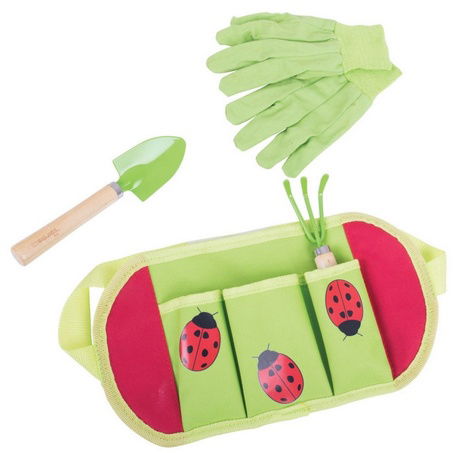 Bigjigs Toys Zahradní nářadí Beruška