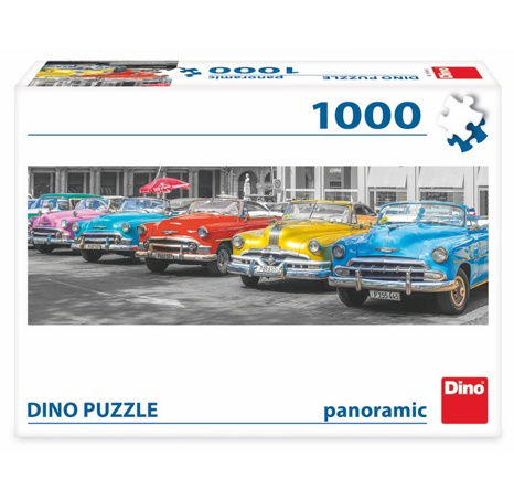DINO puzzle 1000 Sraz bouráků panoramic