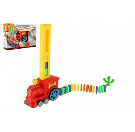 Lokomotive/Zug Domino 16cm aus Kunststoff mit Sound und Licht