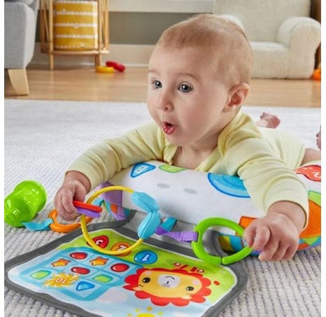 Fisher-Price® POLŠTÁŘEK POD BŘÍŠKO PRO NEJMENŠÍ HRÁČE