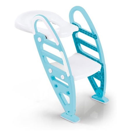 Schůdky se sedátkem k toaletě modré