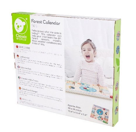 Classic World Dřevěný kalendář