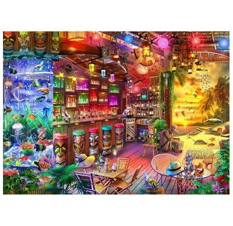 Brain Tree Puzzle Plážový bar 1000 dílků