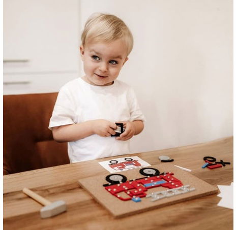 Small Foot Zatloukací hra Vozidla