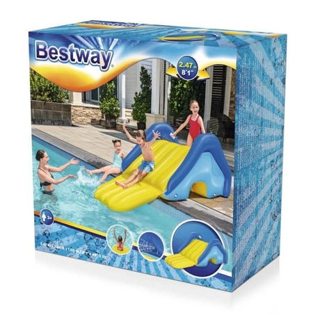Nafukovací klouzačka do vody, 247x124x100 cm