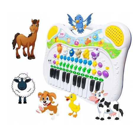 Bavytoy Dětské piánko zvířátka