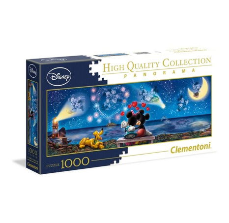 Puzzle 1000 Teile Panorama - Mickey und Minnie