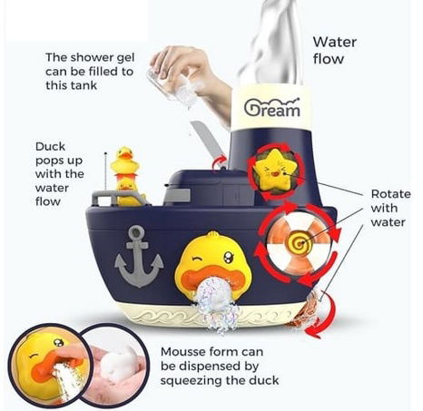 Bavytoy Loď do vany - modrá