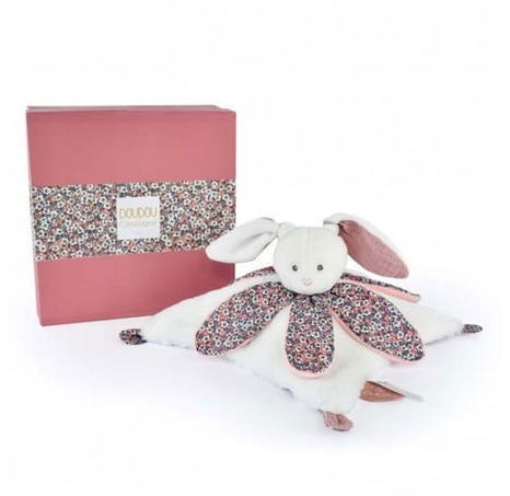 Doudou Dárková sada - plyšový králíček usínáček