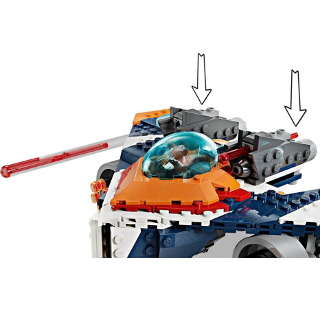 LEGO® Marvel 76278 Rocketův tryskáč Warbird vs. Ronan