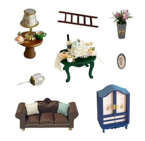 Dvěděti miniatura domečku Pavilon stavby snů