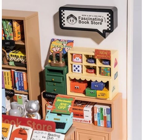 RoboTime miniatura domečku Fascinující knihkupectví