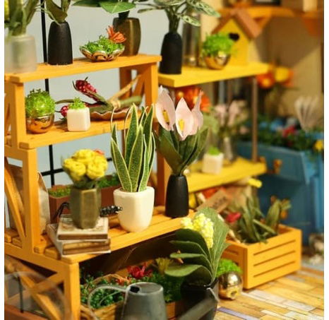 RoboTime Miniaturhaus Gewächshaus