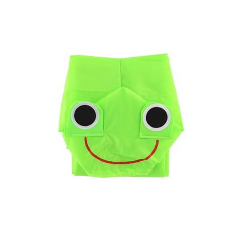 Pláštěnka dětská žába velikost 110-120cm zelená