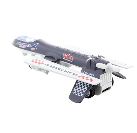 Kovové letadlo na baterie zpětný chod