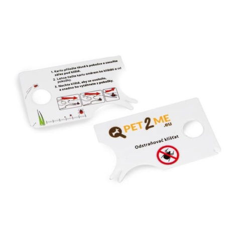 Pet2Me Odstraňovač klíšťat s lupou