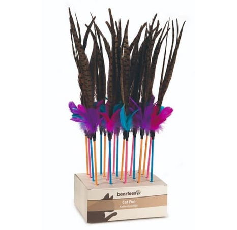 Beeztees Hračka škádlítko pro kočky TICKLY 50cm