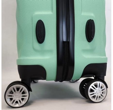 Bavy Cestovní kufr skořepinový 20" Waves Light green