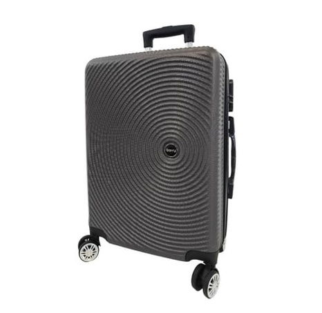 Bavy Cestovní kufr skořepinový 20" Circle Dark grey