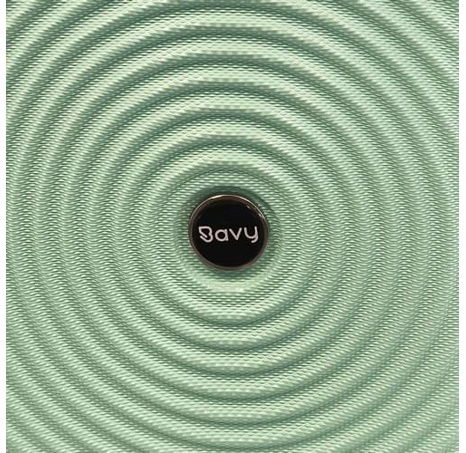 Bavy Cestovní kufr skořepinový 20" Circle Light green