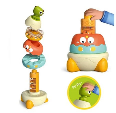 Bavytoy montessori stohovací bloky