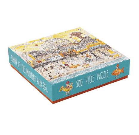 Galison Puzzle Léto v zabavním parku 500 dílků