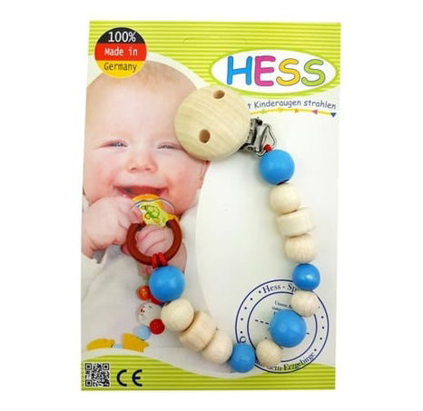 Hess Klips na dudlík světle modrý