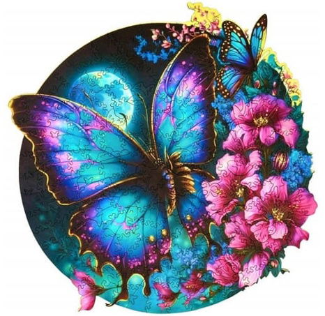 EscapeWelt Dřevěné puzzle Motýl 300 dílků