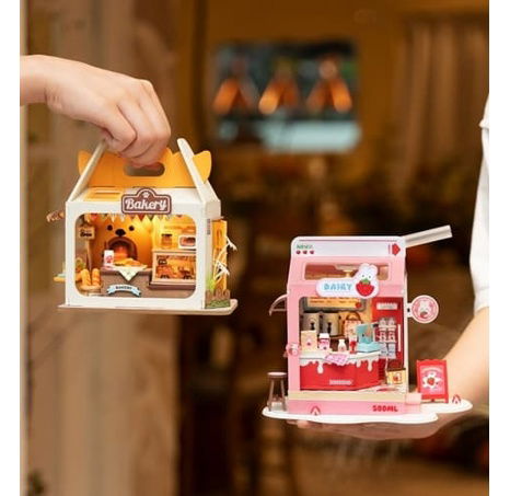 RoboTime miniatura domečku Mléčný bar Strawberry