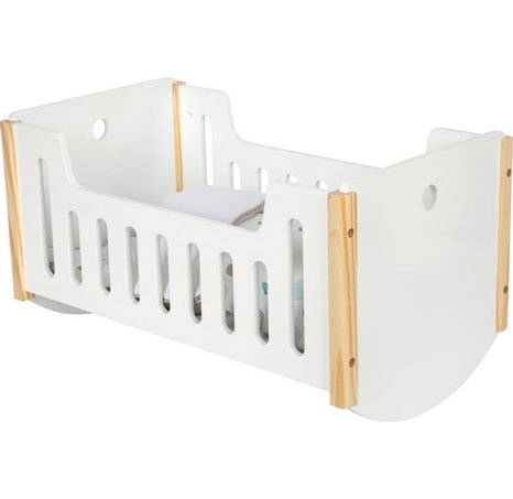 small foot Dřevěná kolébka pro panenky Little Button