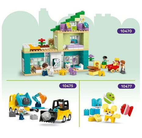 Lego Duplo 10476 Staveniště a vozidla 3 v 1