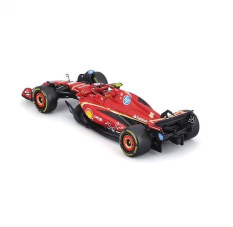 Bburago - RACE Formule F1 v dekorativním boxu, Ferrari SF-24 (2024), # 55 Carlos Sainz, 1:43