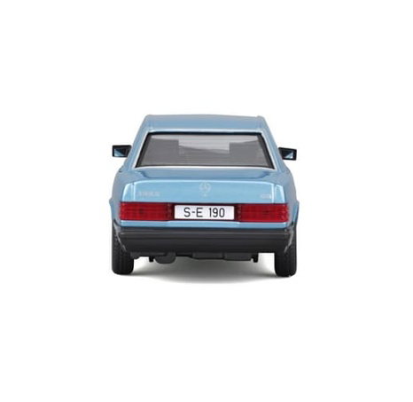 Bburago - Auta HOBBY, Mercedes-Benz 190 E 2.6, modrá metalíza, 1:24