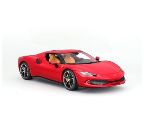 Bburago - RACE+PLAY, Ferrari 296 GTB, červená, 1:18