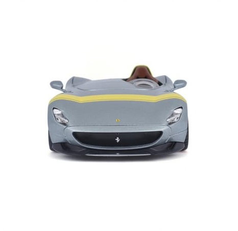 Bburago - RACE+PLAY, Ferrari Monza SP1, stříbrná, 1:24