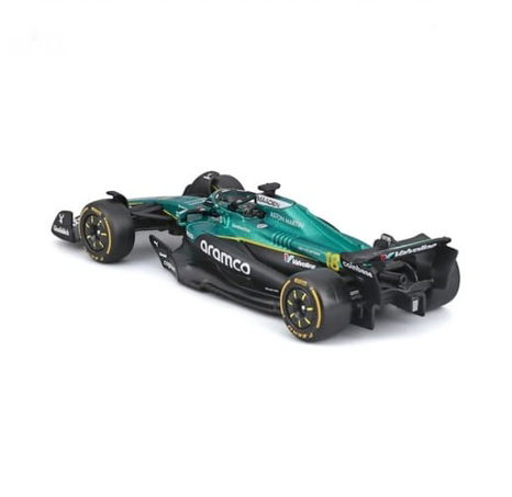 Bburago - RACE F1 v dekorativním boxu, Aston Martin AMR25 (2025), #18 Lance Stroll, 1:43