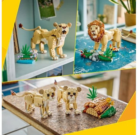 Lego 31386  Creator Divoká zvířata: Majestátní lev