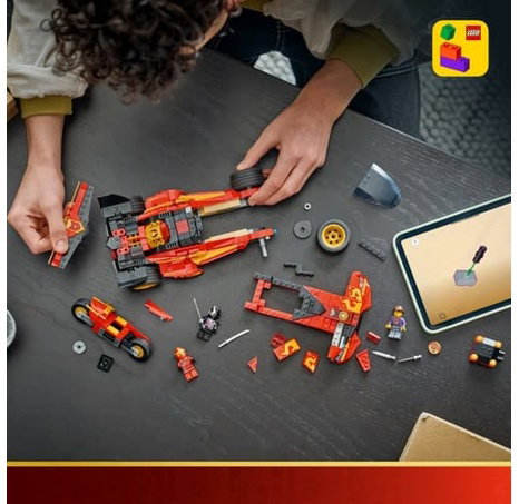 Lego Ninjago 71867 Kaiův červený bourák: 15 let NINJAGO