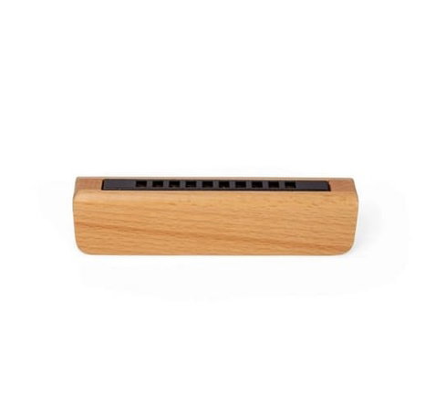 Bigjigs Toys Dřevěná harmonika přírodní