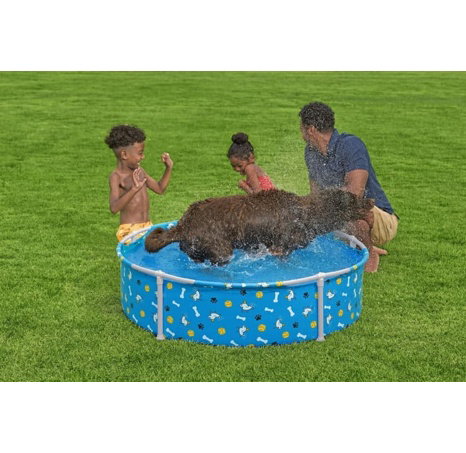 Nadzemní kruhový bazén pro domácí mazlíčky Fetchin' Fun™-  30,5 x 122 cm