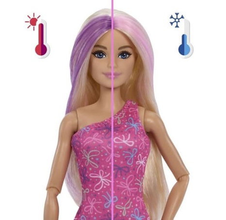 Barbie Party reveal - Barbie se skluzavkou herní set