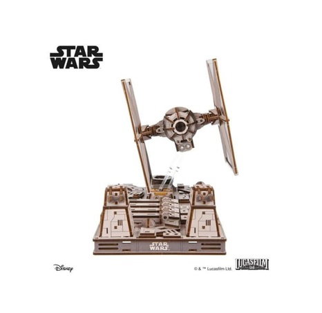 Ugears 3D dřevěná mechanická skládačka Star Wars Stíhačka TIE