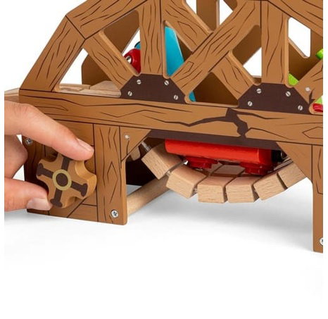 Bigjigs Rail Dřevěný padající most