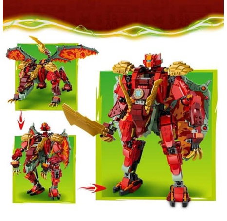 Lego Ninjago 71868 Wyldfyre a transformační dračí oblek