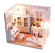 Zwei Kinder Miniaturhaus Hemioli's Zimmer
