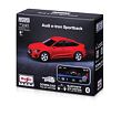 Maisto RC - DIE-CAST METAL mit Beleuchtung, 1:41, Audi e-tron Sportback, rot, 2,4GHz, USB, XTR, Blue
